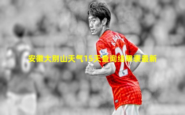 安徽大别山天气15天查询结果表最新