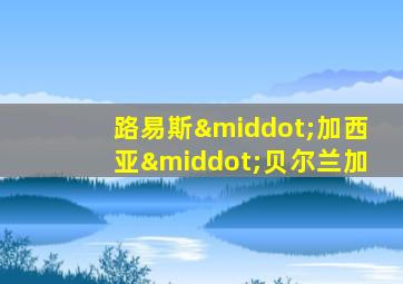 路易斯·加西亚·贝尔兰加